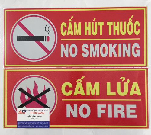 Quy Định Cấm Lửa, Cấm Hút Thuốc Trong Phòng Cháy