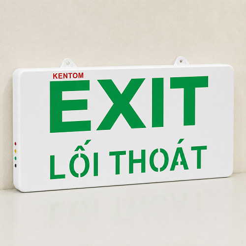 Đèn Exit lối thoát hiểm Kentom